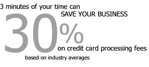 Save 30% on Card Processing Fees